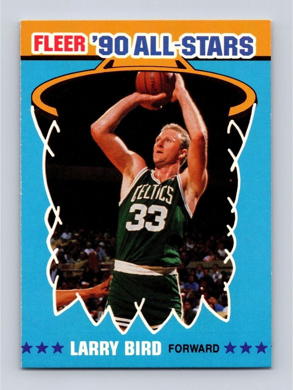 1990-91 Fleer #2 Larry Bird All-Stars Basketball Card